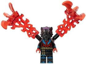 Minifigura LEGO Ninjago Lord Ras com Garras de Energia