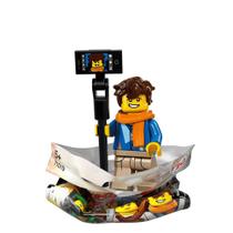 Minifigura LEGO Ninjago Movie 71019 Jay Walker - Com Acessórios