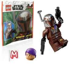 Minifigura LEGO Star Wars Ahsoka com Sabine Wren e Blasters 75362 Minifigura LEGO Star Wars Ahsoka com Sabine Wren e Blasters 75362