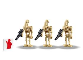 Minifigura LEGO Star Wars The Clone Wars Battle Droid com Blaster