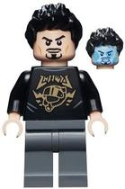 Minifigura LEGO Superheroes Tony Stark com camisa preta Minifigura LEGO Superheroes Tony Stark com camisa preta