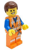 Minifigura LEGO The Movie 2 Emmet - Sorriso e Expressão Assustada