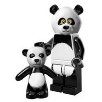 Minifigura LEGO The Movie Panda Guy com pequeno urso panda