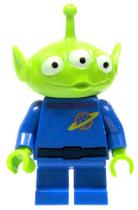 Minifigura LEGO Toy Story Alien com 3 olhos e 5 cm de altura