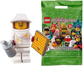 Minifiguras colecionáveis de brinquedo LEGO Série 21 Beekeeper