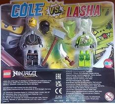 Minifiguras LEGO Ninjago Cole vs. Lasha - Conjunto de Blisters