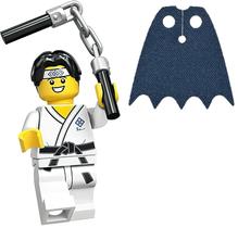 Minifiguras LEGO Série 20 Marshall Arts Boy com capa azul