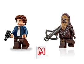 Minifiguras LEGO Star Wars Han Solo e Chewbacca 20ª edição