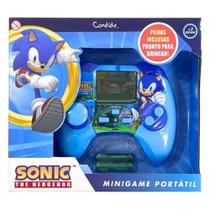 Minigame Infantil Portátil Sonic com Tela Embutida Azul Candide 06CM Minigame Infantil Portátil Sonic com Tela Embutida Azul Candide 06CM