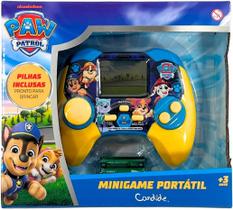 Minigame Patrulha Canina Portatil Infantil Com tela incorporada + Pilhas Inclusas Candide Minigame Patrulha Canina Portatil Infantil Com tela incorporada + Pilhas Inclusas Candide
