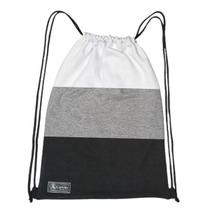 Minimalista Mochila Saco Bolsa de Moletom com Cordão, Esporte Academia Lazer