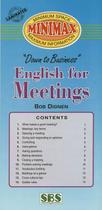 Minimax - english for meetings - SPECIAL BOOK SERVICE