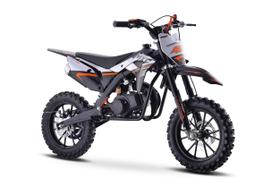 minimoto cross MXF Ferinha 49cc com partida elétrica Laranja