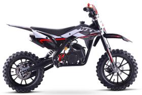 minimoto cross MXF Ferinha 49cc com partida elétrica Vermelha