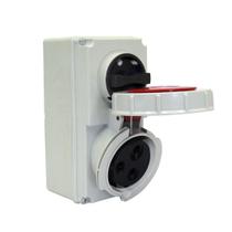 Mining Block Tomada com Bloqueio Mecânico 2P+T 32A 380/415V Strahl