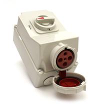 Mining Block Tomada com Bloqueio Mecânico 3P+T 63A 380/415V Strahl