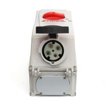 Mining Block Tomada com Bloqueio Mecânico Carcaça em Alumínio IP67 4 (3P+T) 200A