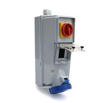 Mining Block Tomada com Bloqueio Mecânico e Proteção Elétrica 63A (3P+T) 250V Strahl