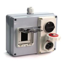 Mining Block Tomada com Bloqueio Mecânico e Proteção Elétrica Carcaça Termoplástica IP67 Número de polos 32PT Corrent