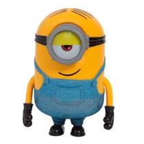 Minions Stuart Boneco Origem de Gru Fala 10 Frases 25cm