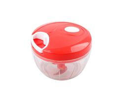 Miniprocessador Triturador De Alimentos Manual 3 Lâmina 500ml vermelho