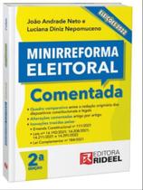 Minirreforma eleitoral comentada - 2022 - RIDEEL EDITORA