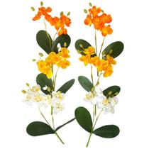 Minis Buquês De Orquídeas 6 Peças 19,5cm Cada - Artificiais