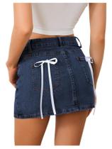 Minissaia jeans MakeMechic A Line High Waist Y2K Dark Wash