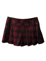 Minissaia xadrez feminina Floerns Uniform Skater Red XXS-L Minissaia xadrez feminina Floerns Uniform Skater Red XXS-L