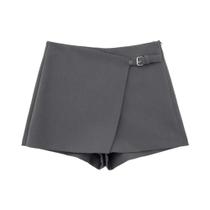 Minissaias De Cintura Alta Com Zíper Lateral Para Mulheres, Shorts Vintage Chiques Femininos Minissaias De Cintura Alta Com Zíper Lateral Para Mulheres, Shorts Vintage Chiques Femininos