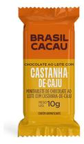 Minitablete Chocolate Castanha De Caju Brasil Cacau 10g Minitablete Chocolate Castanha De Caju Brasil Cacau 10g
