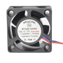 Miniventilador 40x40x20 12v nework cooler corrente continua