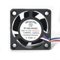 Miniventilador Código 11.112 Dimensão(mm) 40X40X20 24VDC - Nework