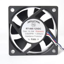 Miniventilador Nework 60x60X20 12VDC Código 13.104