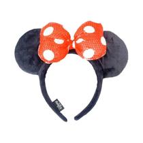 Minnie arco bandana mickey mouse bolinhas arco dy preto orelha bandana acessórios de cabelo de natal