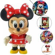 Minnie Mouse Baby Boneco Vinil Articulado 12cm Disney Junior