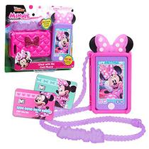 Minnie Mouse Disney Junior Bate-papo comigo celular, luzes e sons realistas, inclui alça para usar como uma bolsa - Just Play