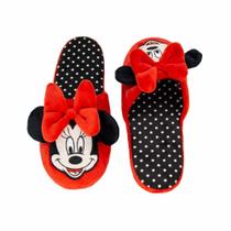 Minnie Mouse Pantufa Chinelo De Quarto Unissex Adulto Oficial Disney