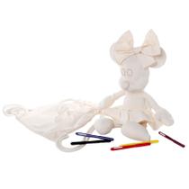 Minnie para Colorir de Pano Feito a Mão Artesanal de 45cm Crayon