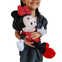 Minnie Pelúcia 45cm Boneca Gigante Vestido