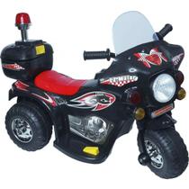 Mino Moto Motinha Infantil Elétrica de Brinquedo Para Criança Motoquinha Motoca Menino Menina Preto