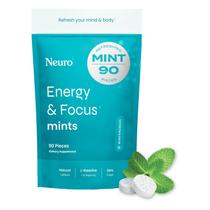Mints NeuroGum Energy & Focus Wintergreen Flavor 72 unidades Mints NeuroGum Energy & Focus Wintergreen Flavor 72 unidades