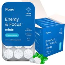 Mints NeuroGum Extra Strength Energy & Focus 72 peças Mints NeuroGum Extra Strength Energy & Focus 72 peças