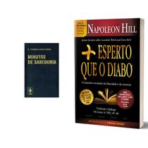 Minutos de sabedoria - C. Torres Pastorino - Livro de bolso + Mais esperto que o Diabo - Napoleon Hill
