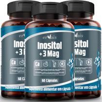 Mio Inositol + 3 Magnésio - 3 Frascos - Ervais