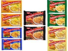 Miojo Nissin Lámen 80g 5 Sabores Kit 10 Unidades Miojo Nissin Lámen 80g 5 Sabores Kit 10 Unidades