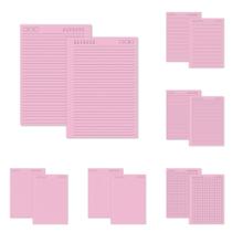 Miolo Caderno A5 - 100 Folhas - Rosa - Vários Modelos