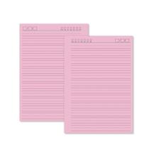 Miolo Caderno A5 Caligrafia 1 - 100 Folhas - Rosa