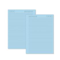 Miolo Caderno A5 Pautado - 100 Folhas - Azul Miolo Caderno A5 Pautado - 100 Folhas - Azul