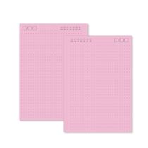 Miolo Caderno A5 Pontilhado - 100 Folhas - Rosa